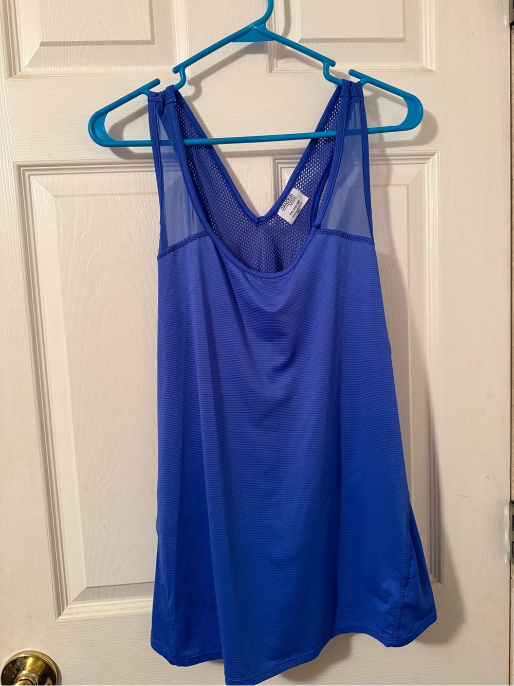Danskin Royal Blue Mesh-Back Active Tank